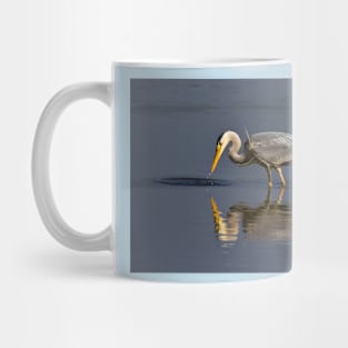 Grey Heron fishing Mug